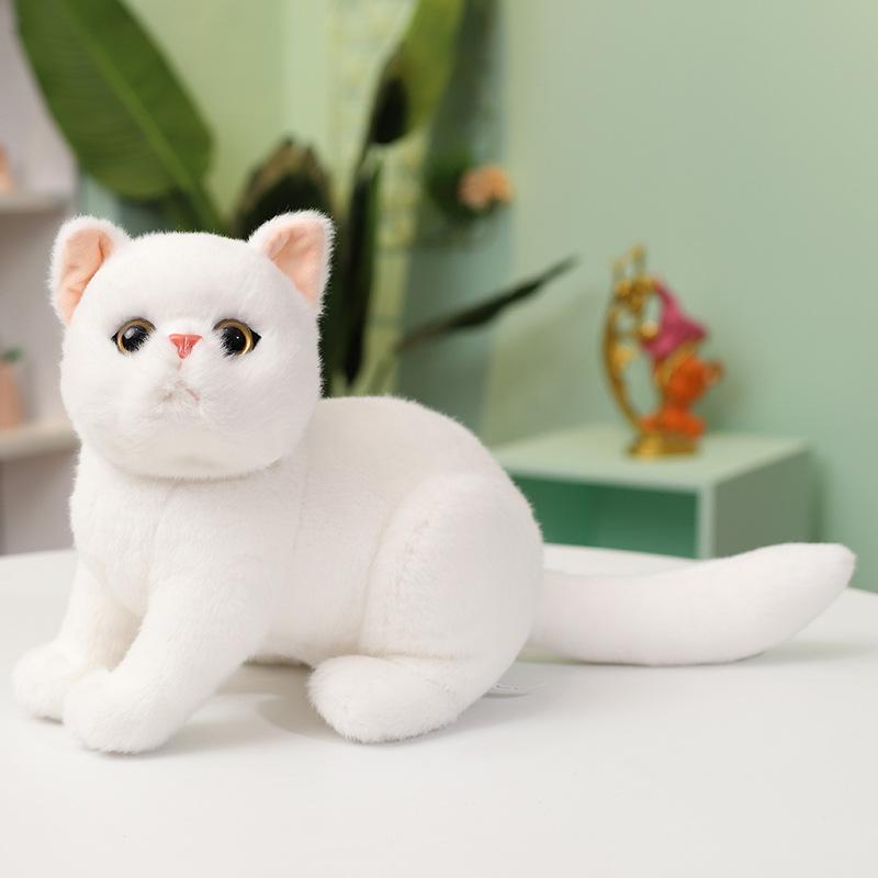 Cute Cute Simulation Kitten Doll Plush Toy Cat Doll Children Sleep Soothing Doll