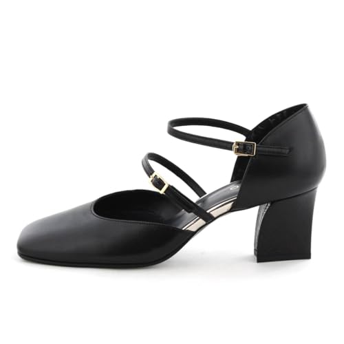 HIMIKO/Himiko/Double Belt Separate Pumps/641325 Black 225