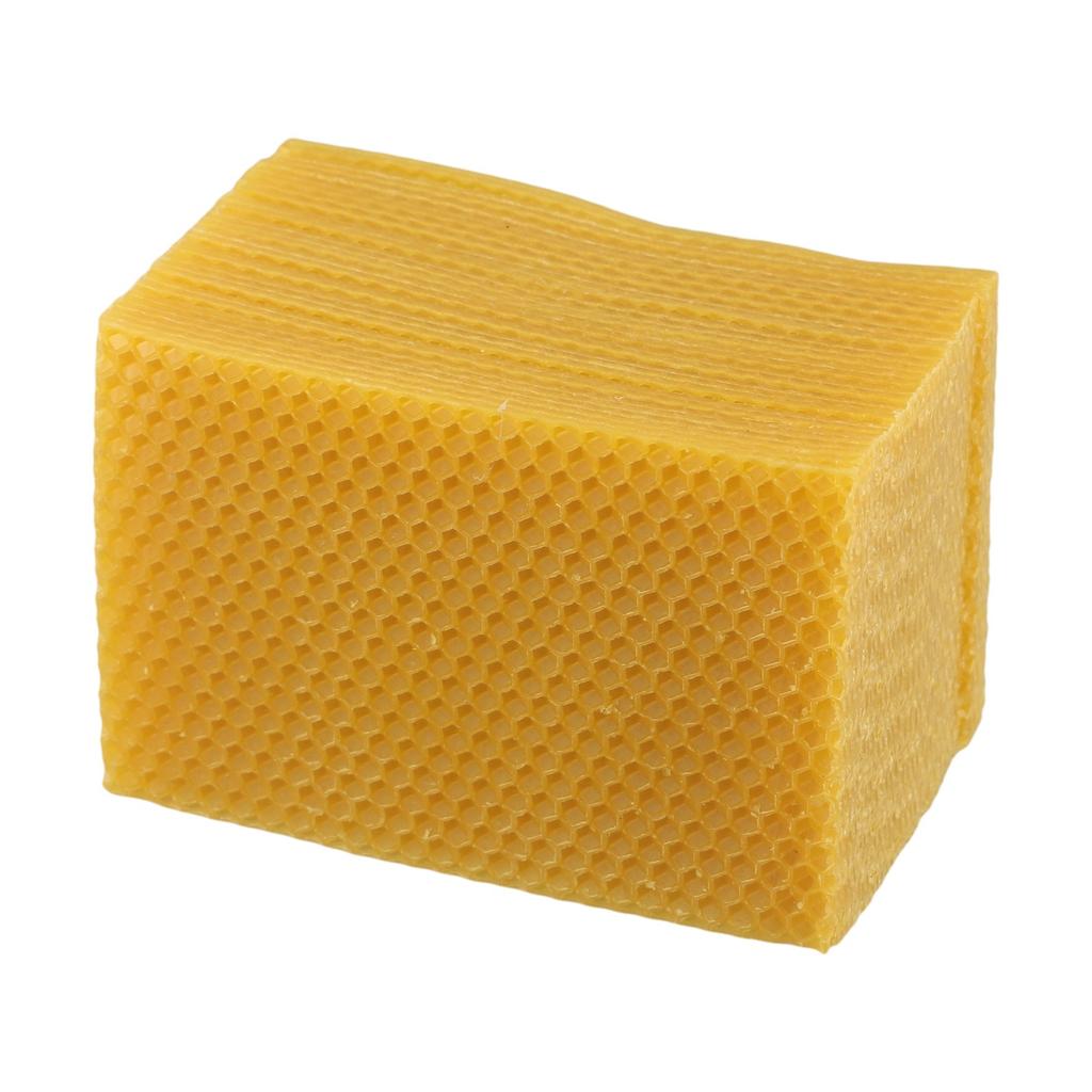 Natürliche 30 Stück Bienenwachsplatten für Bienenstöcke Perfekt für Nestgrundlage und Kerzenherstellung Essentiell für Imker