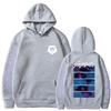 Unisex Fashion Casual Long Sleeved Round Neck Loose Plush Pullover With Rope Hoodie