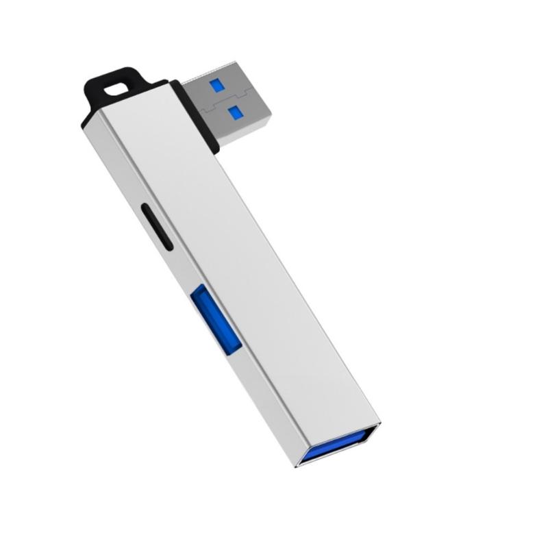 Portable USB3.0 Hub USB3.0 to Type C and Double USB Port Hub USB3.0 To USB Adapter with Strong Compatibility For Laptops