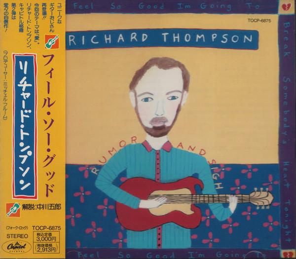 

CD RICHARD THOMPSON - Rumor And Sigh TOCP6875 CAPITOL 1991 Japan Rock Used