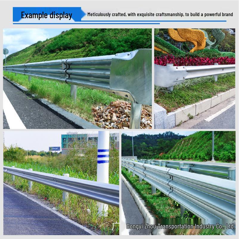 Hot-Dip Galvanized W-Beam Guardrail: Anti-Collision Road Barrier Fence