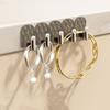 20pcs Transparent Wall Hook Hanging Jewelry Display Rack Necklace Storage Rack  Kitchen