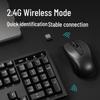 Deli Wireless Full-Size Keyboard and Mouse Combo