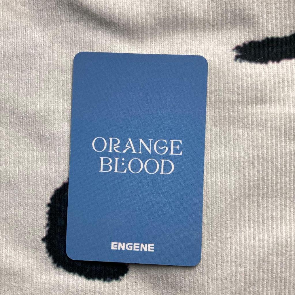 [USED] ENHYPEN Lee Jae-ke Public Broadcast ORANGE BLOOD Sanok Trading Card