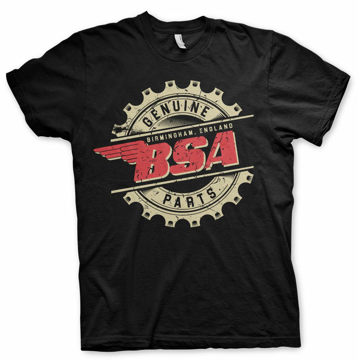 Officially Licensed B.S.A. Motorcycles Genuine Parts Men s T-Shirt S-XXL Sizes XL