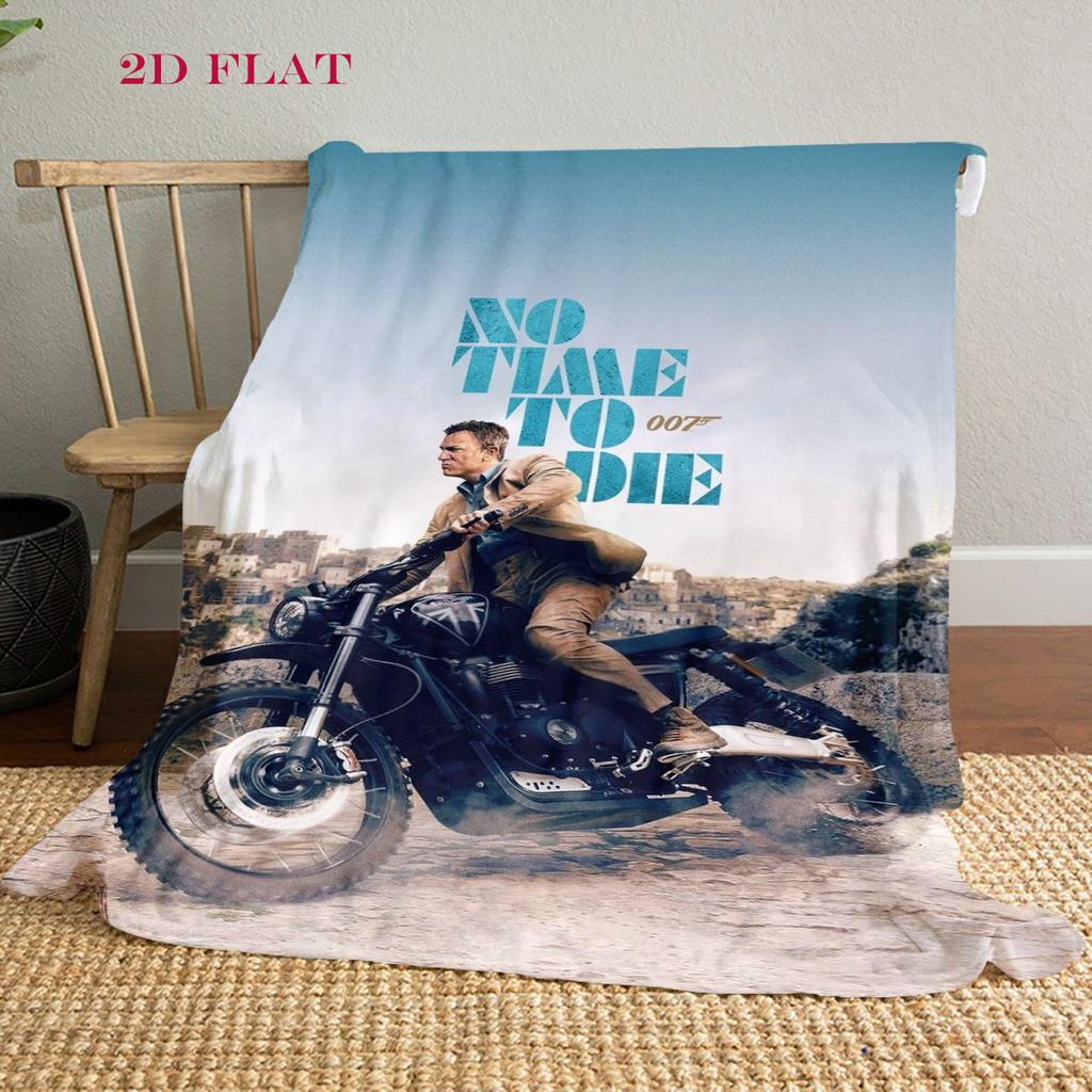 007: Skyfall - Classic Spy Thriller Blanket Soft and Comfortable Suitable for All Seasons Nap Blanket Office Rest Blanket Air Conditioning Blanket