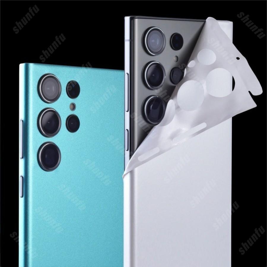 Samsung Galaxy S26 S25 S24 Ultra S24 Plus S24+ Ice Surface Colorful Film Wrap Skin Phone Back Screen Protector Sticker