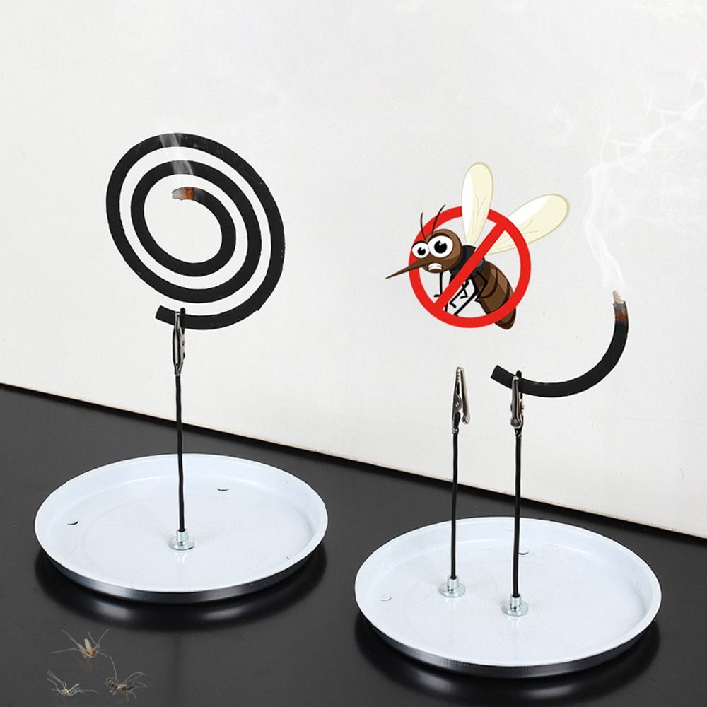 Stainless Steel Mosquito Coil Bracket Multi-function Wood Incense Socket for Indoor Outdoor