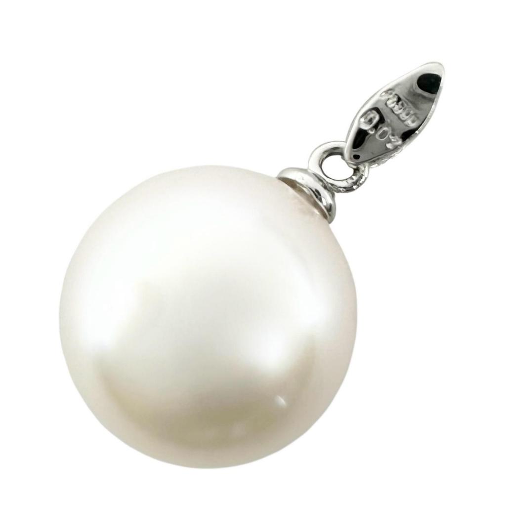 Pendant top Silver Women Pearl used