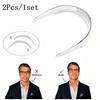 Adjustable Shirt Collar Support Shaper Collar Stays Slick Shirt Anti-roll Fixed Shaper Collar Stays Bundle Kit Clothes Accessory
