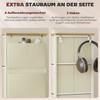 Chest of Eight Fabric Drawers - Beige