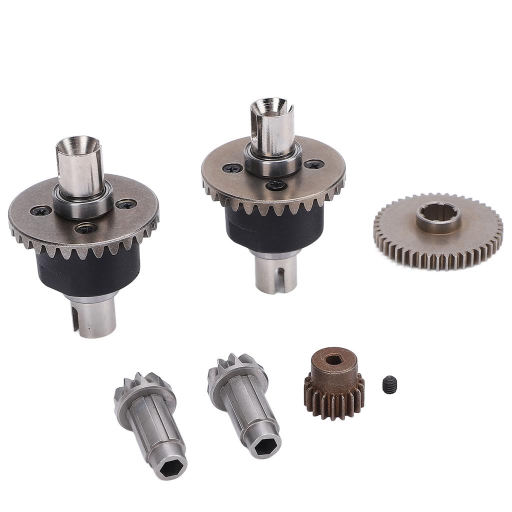 RC Differential Gear Set High Hardness Hard Wearing Metal Differentials and Gears for SCY 16101 16102 16103 1 16