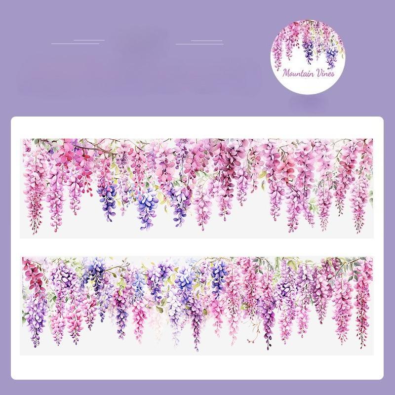 Good Day Vine Theme PET Tape Mountain Wild Branch Vine Series 6 Hand Accounts DIY Decorative Collage Material