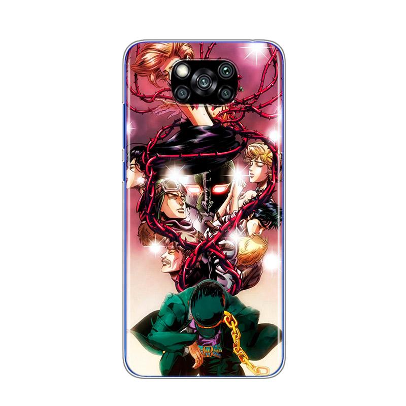 JoJo's Bizarre Adventure JoJo For Xiaomi Poco X3 NFC C3 F2 F1 M3 M2 X2 11 10T Note 10 8 Mi Play A2 5 Lite Pro Phone Case