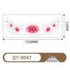 Christmas Butterfly & Flower Face Tattoo Stickers - Fresh European Style Freckle Designs for Parties