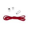 Unisex Convenient Slip On Shoelace Accessories Elastic No Tie Shoe Laces with Metal Aglets for Commuting Sports Travel
