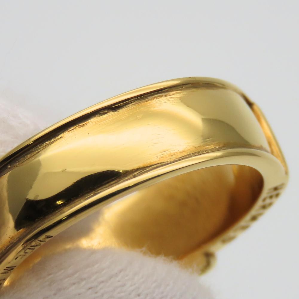 Used HERMES Scarf Ring Saintur Belt Metal 6.1g Gold Gold Plated