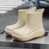 Men's Non-Slip, Wear-Resistant Rain Boots with Thick Soles for Outdoor, Fishing, and Casual Use