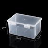 Rectangular Transparent PP Storage Box with Double Buckle