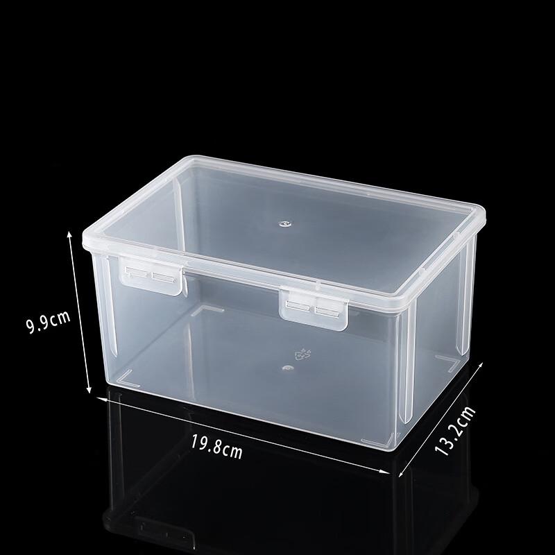 Rectangular Transparent PP Storage Box with Double Buckle