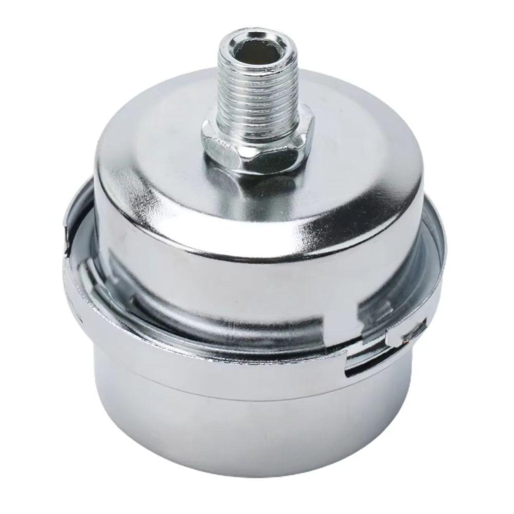 1 Stück 12,5 mm/16 mm/20 mm Luftkompressor Schalldämpfer G1/4 G3/8 G1/2 Tragbarer Geräuschfilter Metall Galvanik Luftkompressor Schalldämpfer