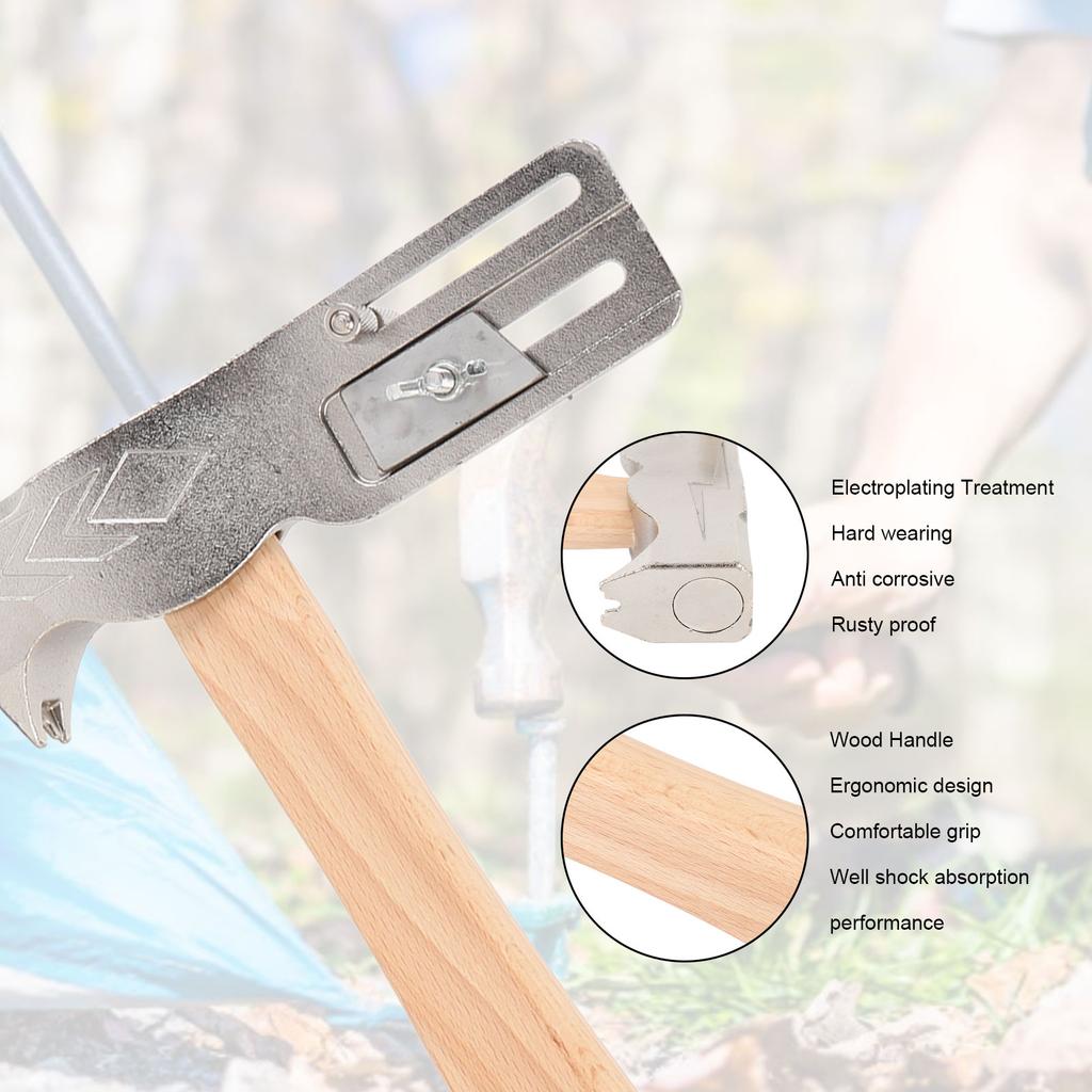 Magnetic Roofing Hammer Magnetic Roofing Hammer Multi Functional Ergonomic Handle Roofing Hatchet for Roof Construction Repair