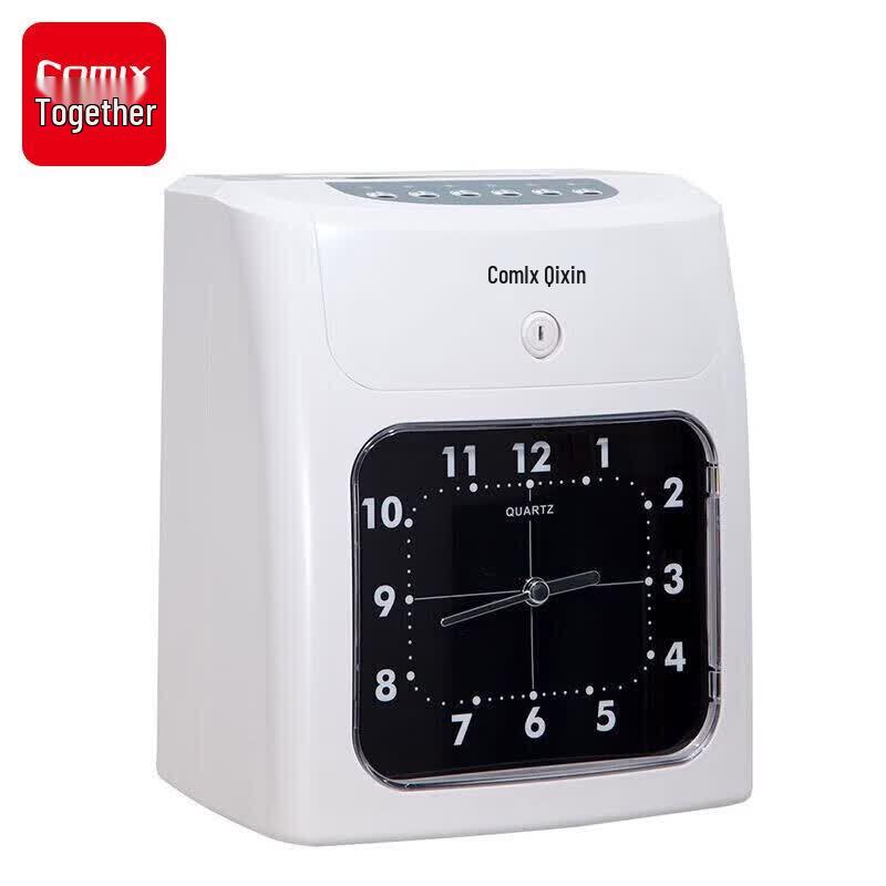 Comix MT-620T Paper Card Attendance Machine with Power Backup CN plug (adapter included)