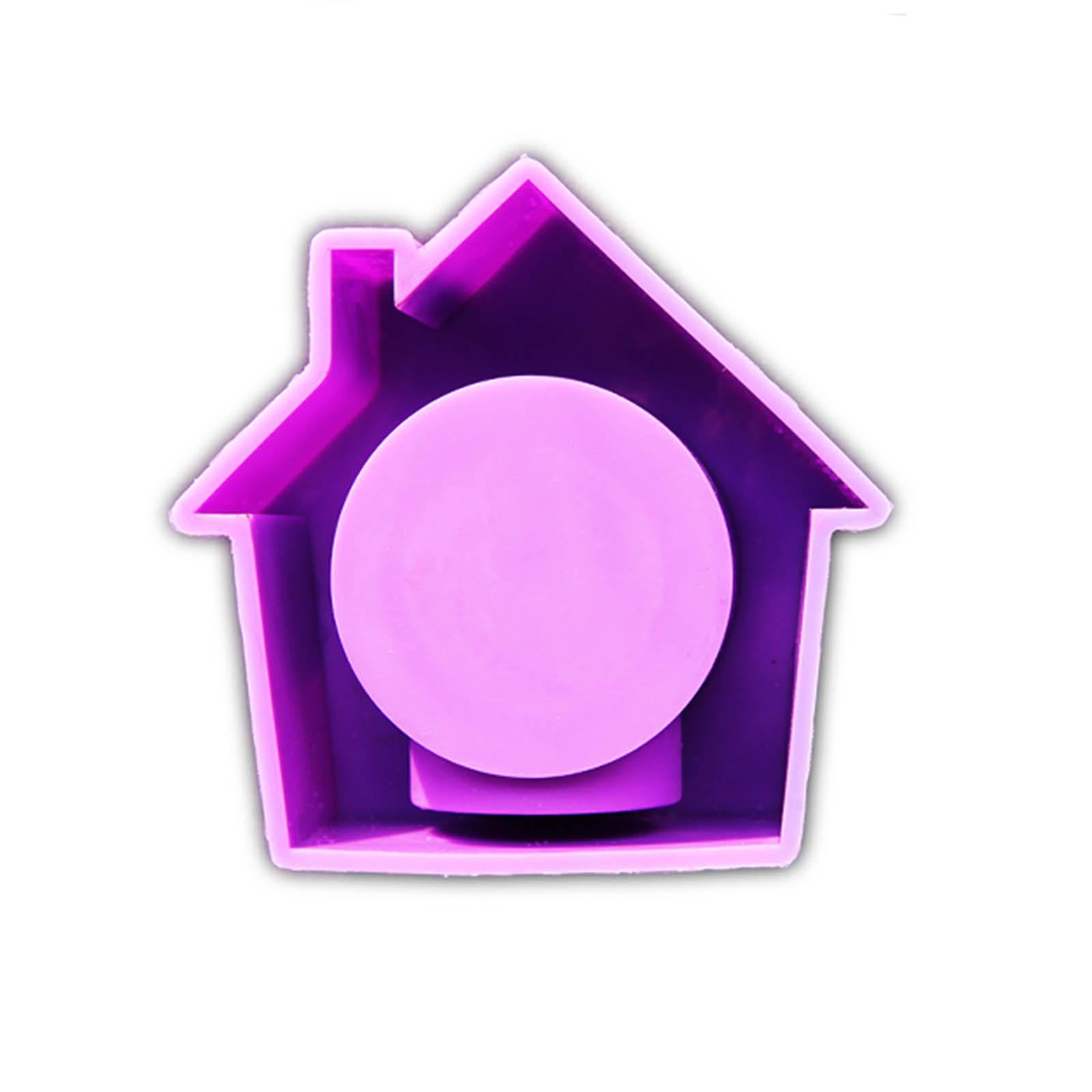 

3D Дом Подсвечник Силиконовые Формы Дом Форма Подсвечники Формы Смолы DIY Бетонные Литые Формы для Свечи A