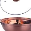 Divided Pot Double Ear Soup Easy to Clean Flavor Hotpot Chinese Shabu for