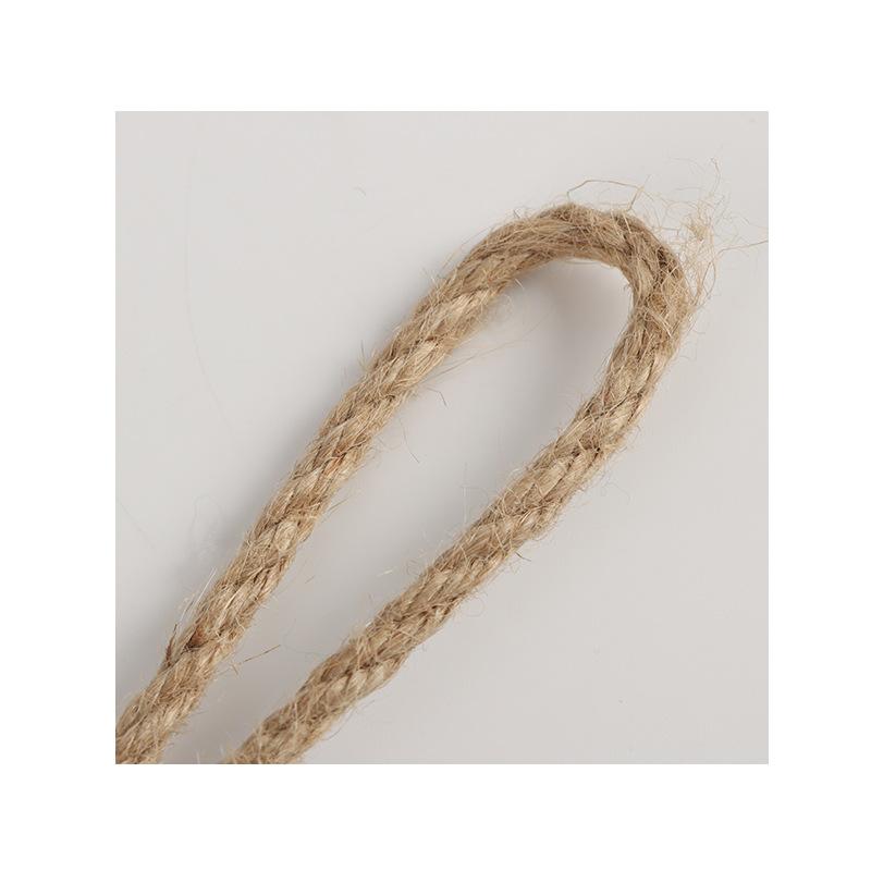 Hemp Rope Strap Pastoral Curtain Straps Strong Magnetic Hole-free Magnetic Suction Buckle Straps