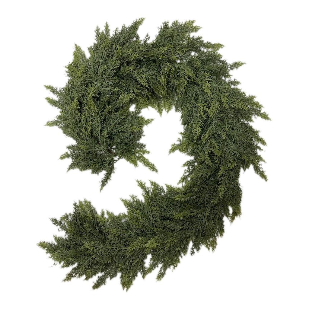

Holiday Christmas Pine Branch Wall Ornament With Realistic Greenery For Outdoor Use