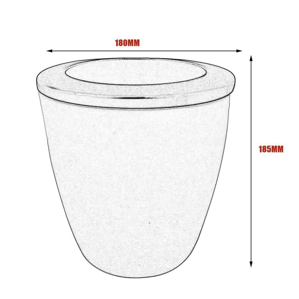 

Автоматический самополивающийся цветочный горшок для растений, устанавливаемый на пол, для полива сада, внутреннего украшения дома, цветочные горшки для садоводства, 3 размера 180 mm белый