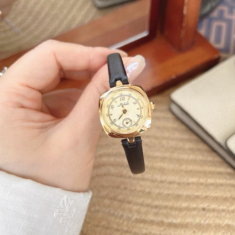 Small Dial Watch Watch Belt Women'S Fashion Separate Dial Small Seconds