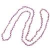 KELITCH Choker, Elegant Long Pearl Necklace for Women, Simple, Suitable for Weddings (Purple)