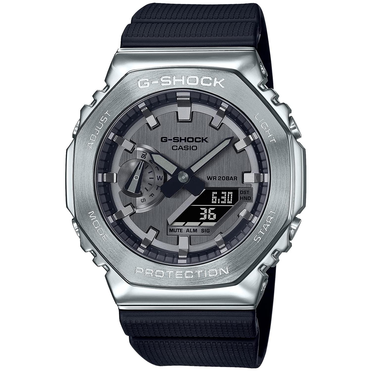 

[Casio] Мужские часы G-Shock - с металлическим покрытием GM-2100-1AJF, черные, официальная японская модель