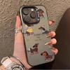Fashion Cute Dachshund Phone Case For Samsung Galaxy S23 S24 S25 S26 Ultra S22 S21 S20 Plus FE A15 A34 A35 A53 A54 A55 Cover