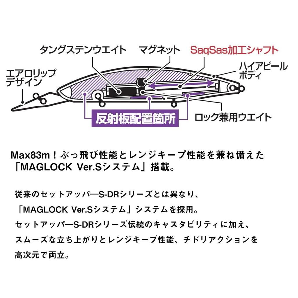 Daiwa Seabass Lure SLZ Set Upper FB LI Bullpin Sardine 125SDR-LI