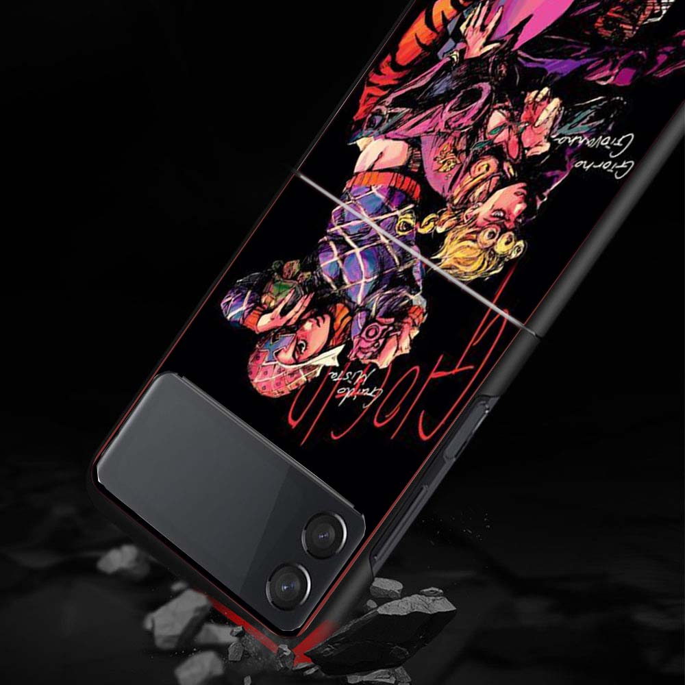 JoJo Adventure Guido Mista Phone Case For Samsung Galaxy Z Flip 7 6 5 4 3 5G Shockproof Cover Z Flip7 Flip6 ZFlip5 Flip3 Flip4 L