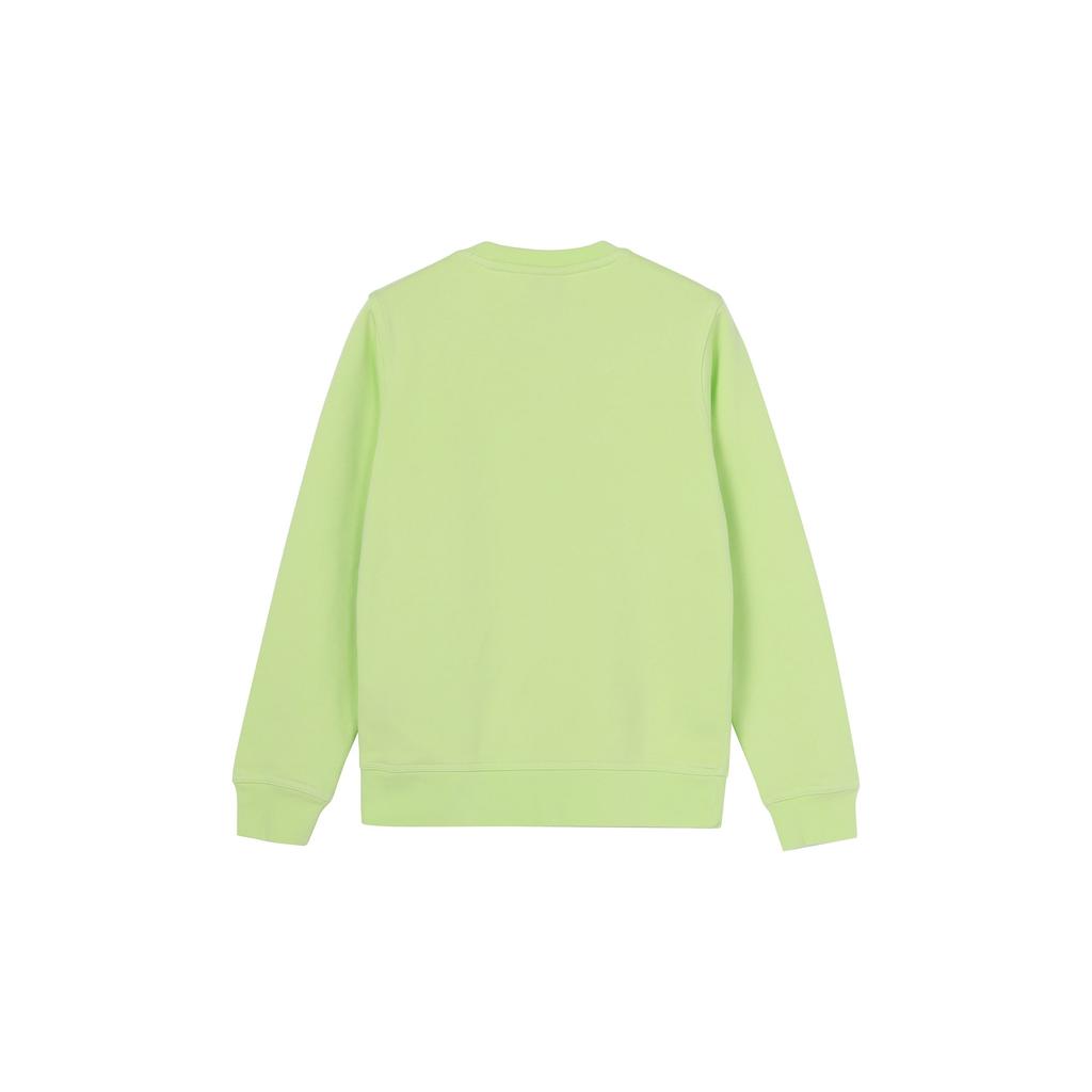 Nike Embroidered Logo Crew Neck Pullover Sweatshirt Men Tops Fluorescent-Green 916609-383