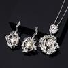 New Fashionable Women's Light Luxury Design Pendant Set Simulation Pearl Earnail Set Holiday Gift Party