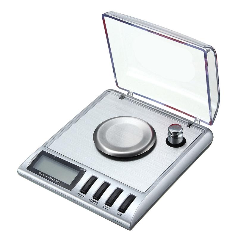 Blue Digital Pocket Scale 20g 0.001g Electronic Jewelry Gram G/o Z/o Zt/dwt/ct/gn Salver Tweezer Weight