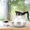 Stainless Steel Tea Pot Black Handle Tea Kettle Reusable Coffee Kettle  Coffee Making