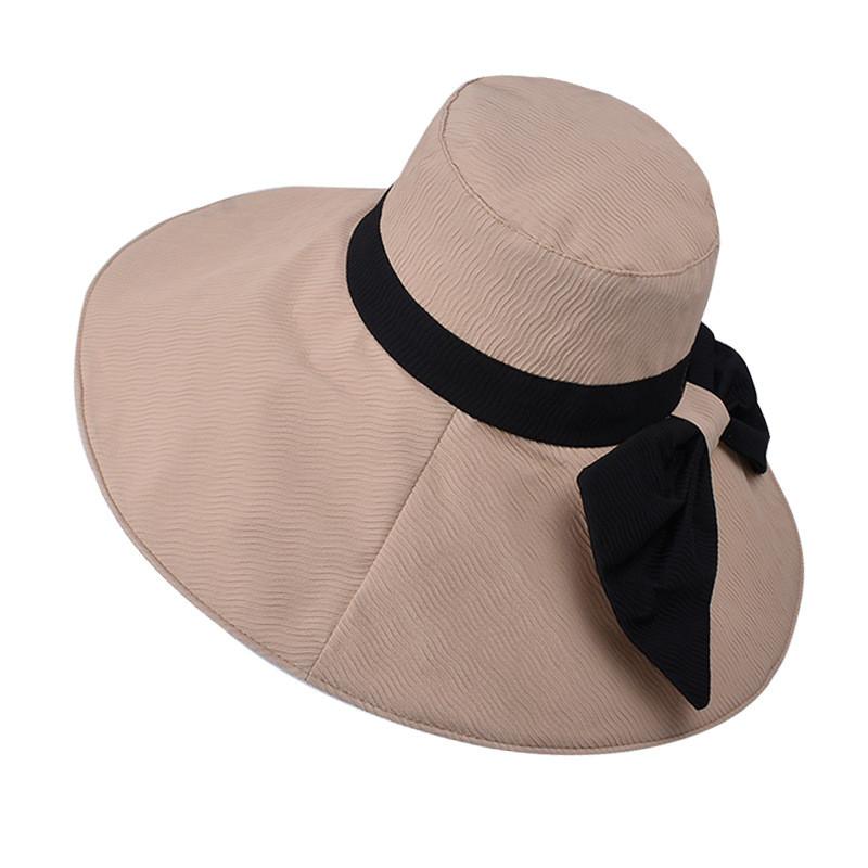 Cotton Sun Hat With Large Brim For Summer Outdoor Sun Protection Women