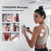 Stimolatori Muscolari Elettrici EMS TENS a Impulsi Canale Doppio 40 Livelli di Intensità Ricaricabile Accessori per Rilassamento Corporeo Fitness Strumenti Fornitura