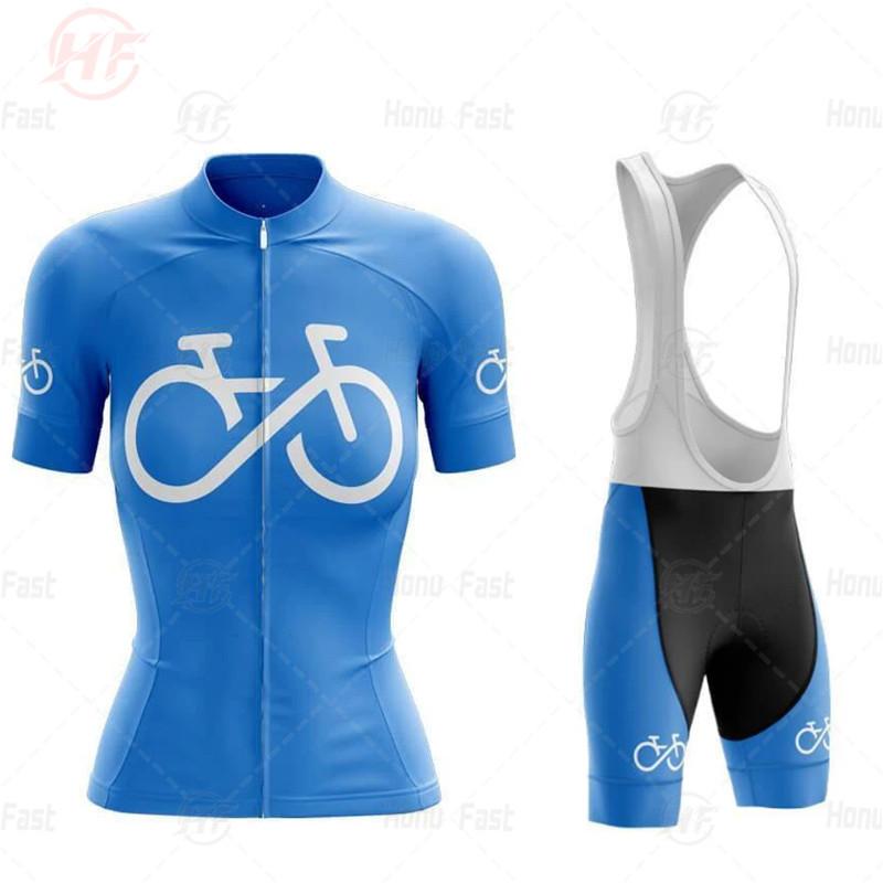 Cycling Women's Breathable Cycling Suit Short Sleeve Suit Summer Women's Mountain Road Cycling Clothes Slim-fit Style