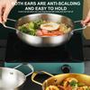 Food Grade Stainless Steel Pot With Dual Handles For Home Commercial Use  Pot Seafood Ramen Dry Pot