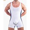 Mens Wrestling Singlet Compression Athletic Bodysuit MMA Boxing Triathlon Powerlifting Gym Fitness