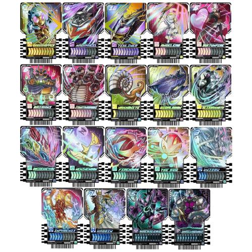 Kamen Rider Gatchard Ride Chemi Trading Card PHASE:03 SR Super Rare 19-Piece Set